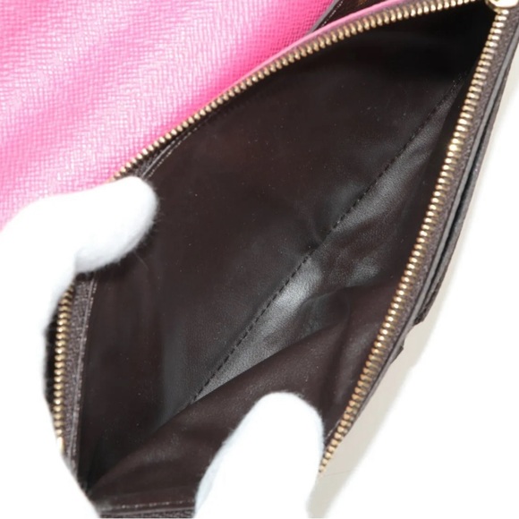 Louis Vuitton Monogram Bloom Flower Portefeuille Emilile Wallet Pink - Picture 7 of 10